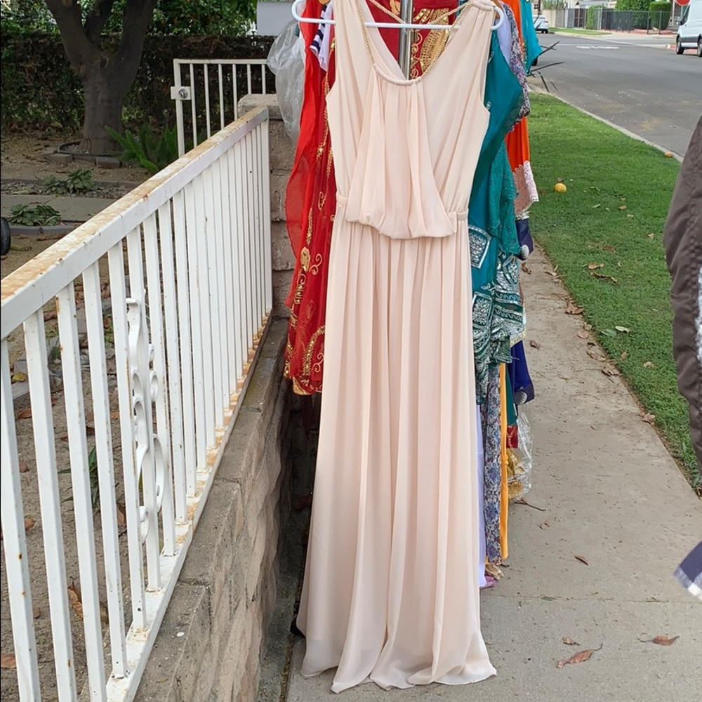 Greek goddess evening dress